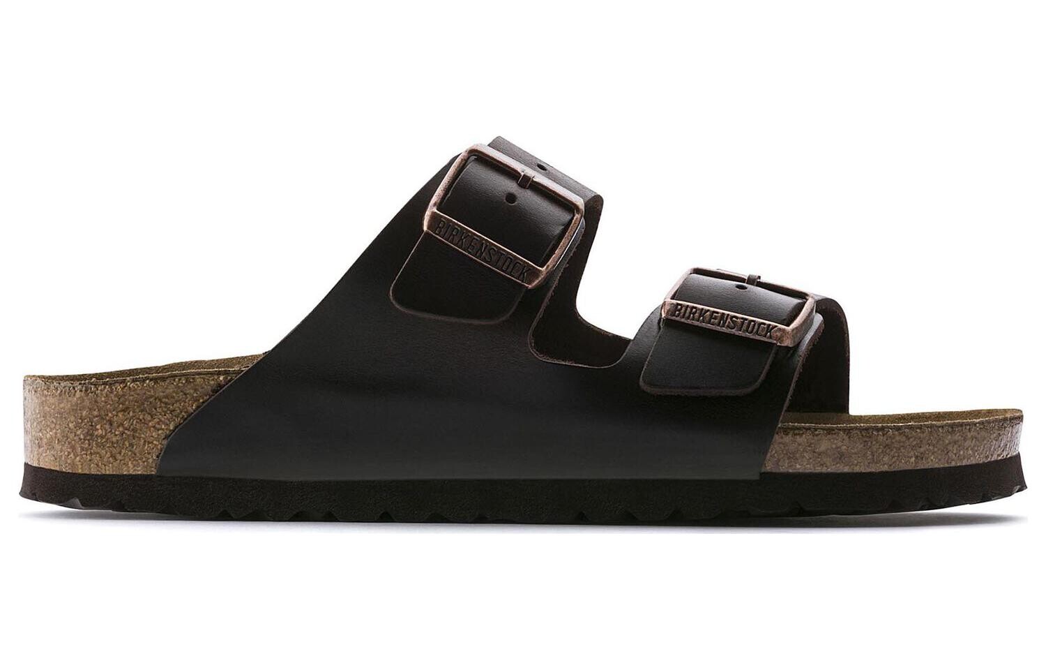 Сандалии Birkenstock Arizona Soft Footbed унисекс, темно-коричневый — фото 2