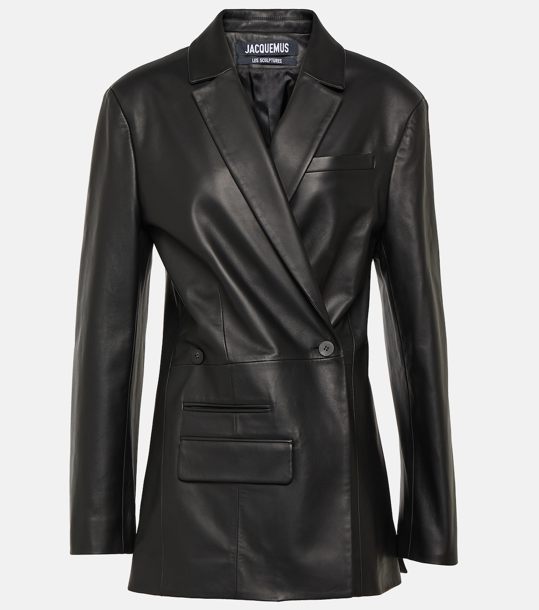 

Кожаный пиджак La Veste Tibau Cuir Jacquemus, черный