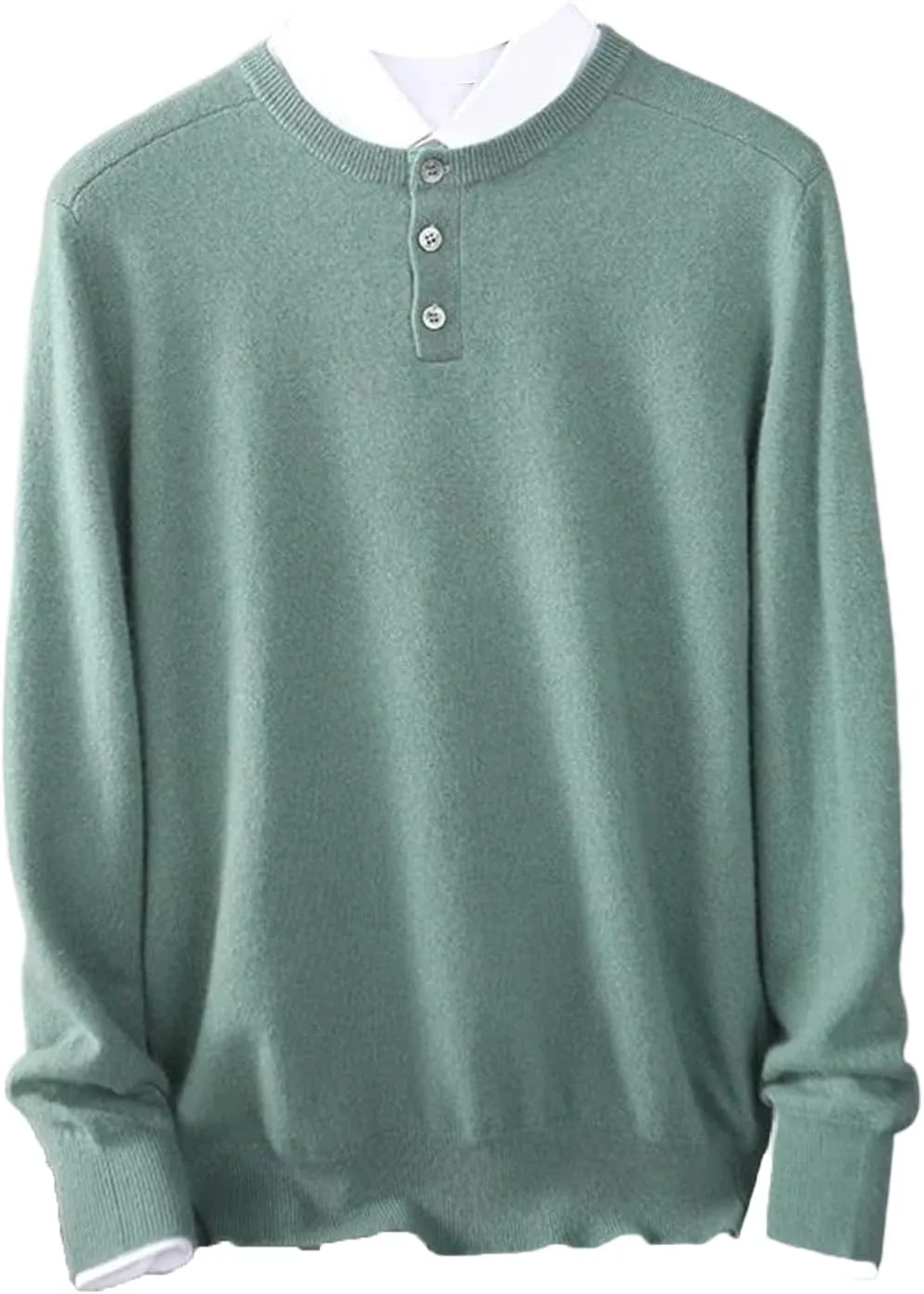 

Мужской кашемировый свитер с круглым вырезом Suwequest