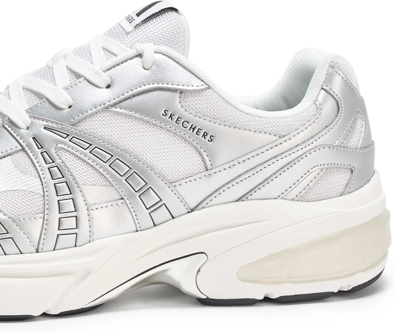 Мужские кроссовки Skechers Shadow - Stellar 90, серебряный — фото 4