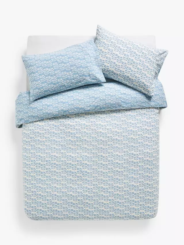 

Комплект пододеяльников John Lewis ANYDAY Oda Reversible Duvet, синий