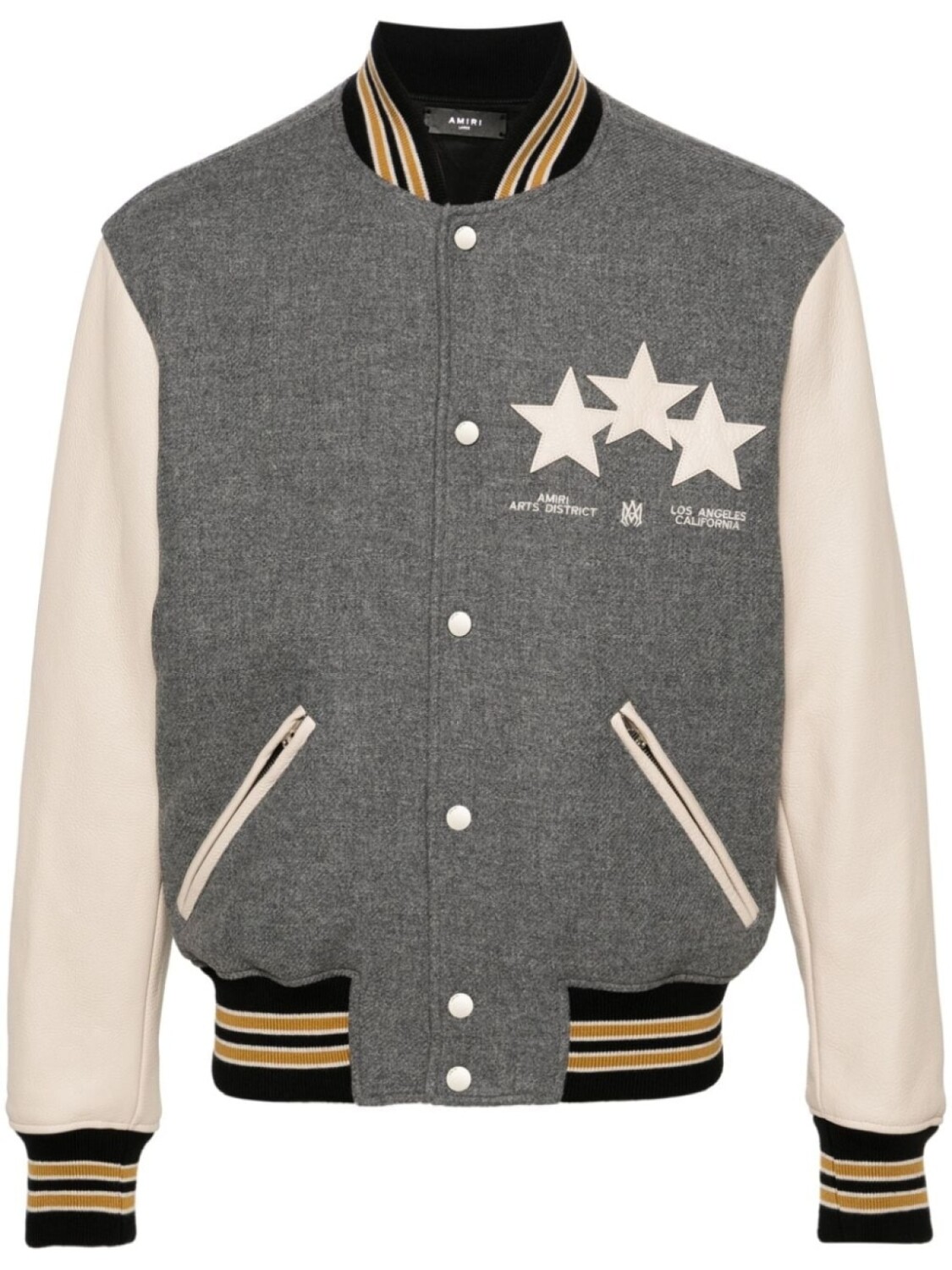 

AMIRI бомбер Oversized Stars, серый