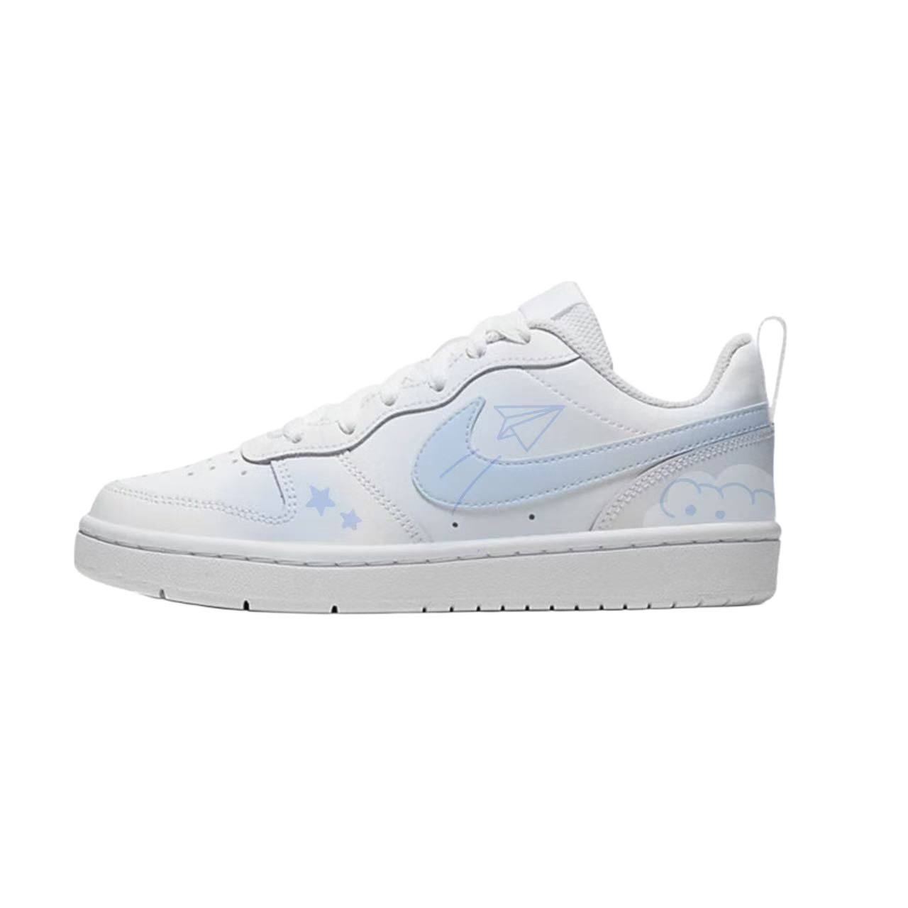 

Court Borough Low 2 низкие повседневные кроссовки unisex Nike, белый