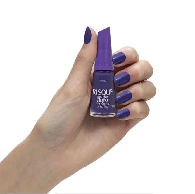 Кремовый фиолетовый гель-лак для ногтей «Risky Purple» 8 мл Genérico — фото 2