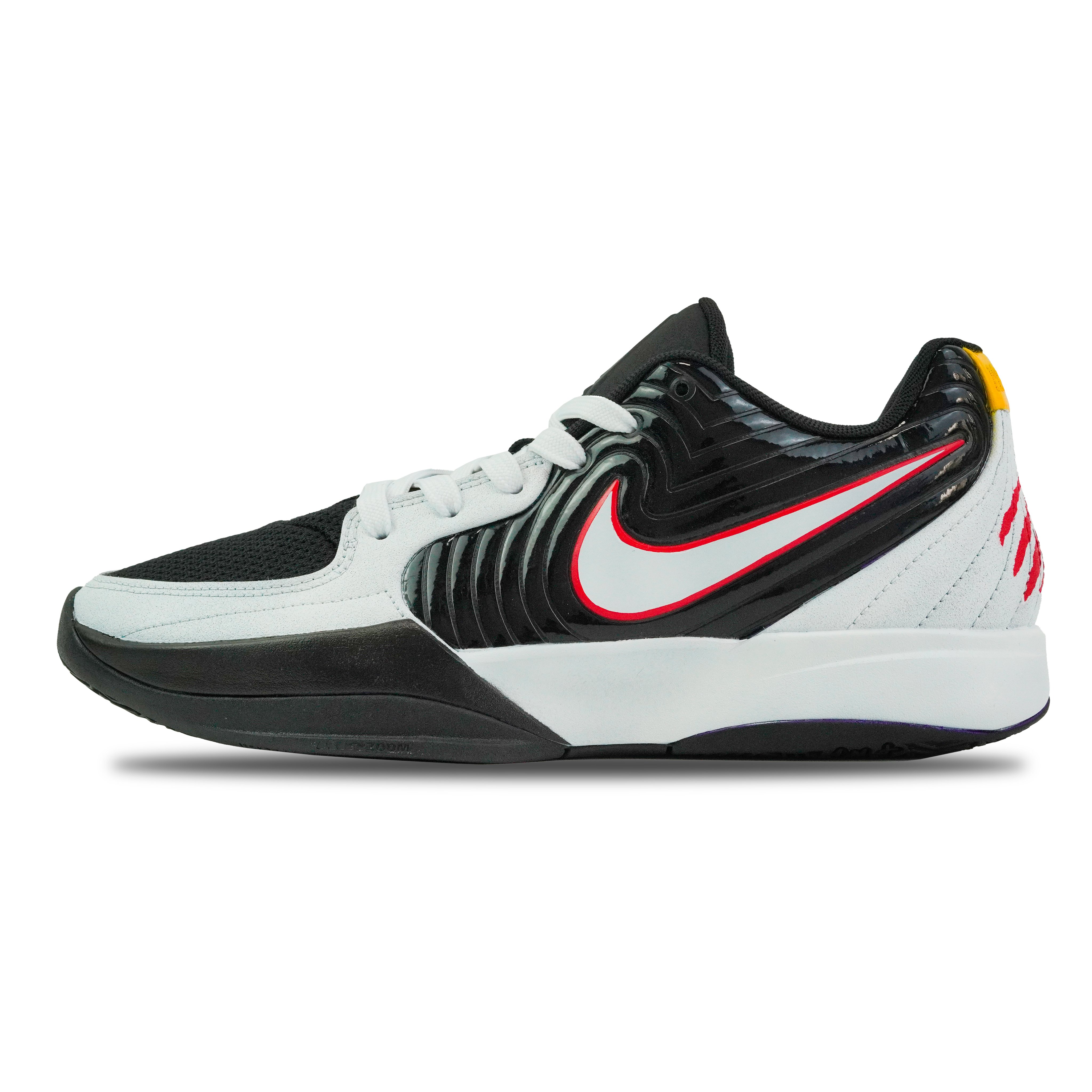 

Nike Баскетбольные кроссовки Ja 2 Morant 2 Shock Absorbers с противоскользящим покрытием, устойчивые к истиранию, низкие, мужские, черные, белые, красные