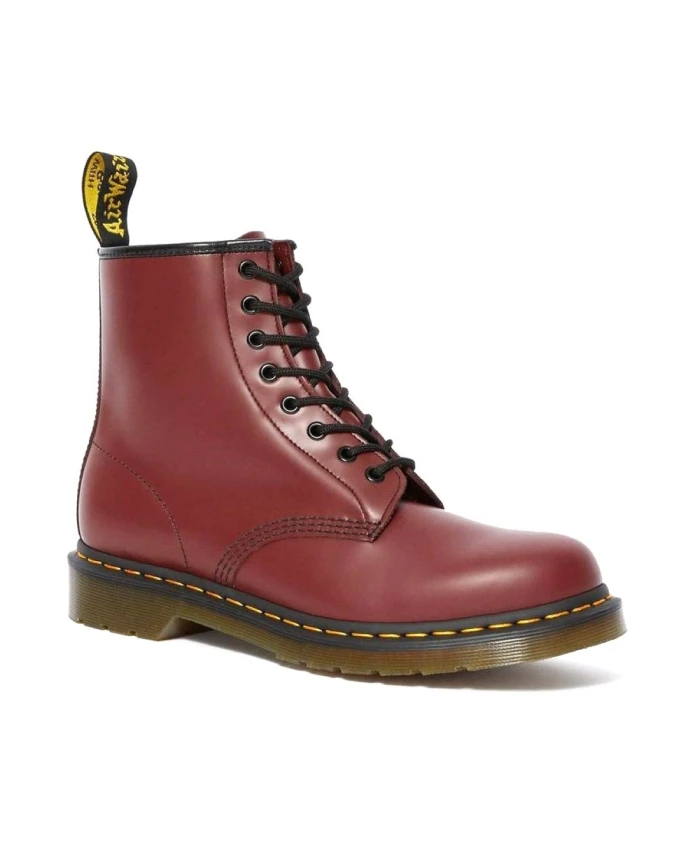 

Повседневные кожаные ботинки унисекс Dr. Martens, красный