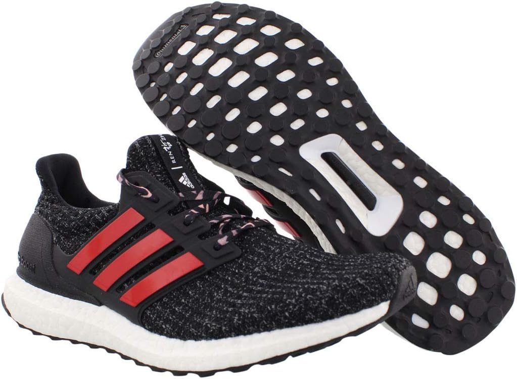 Мужские кроссовки Adidas Ultraboost 1.0, черный/серый/алый — фото 4