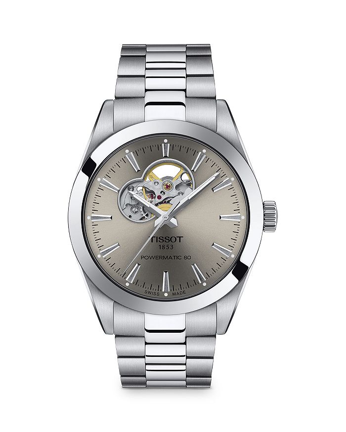 

Часы Gentleman Powermatic 80 с открытым сердцем 40 мм Tissot