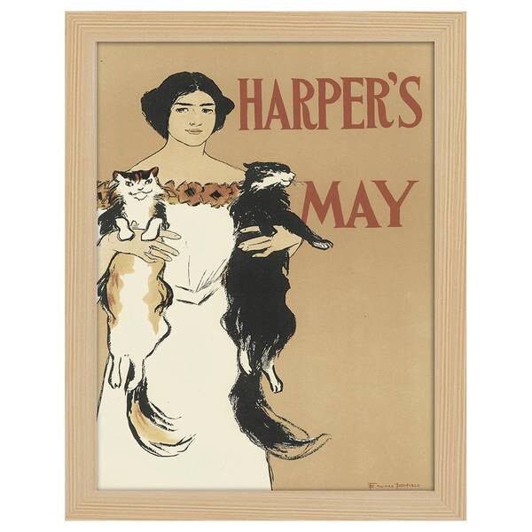 

Рамка для фотографий LegendArte Poster Harper's May 1897 цвет eiche