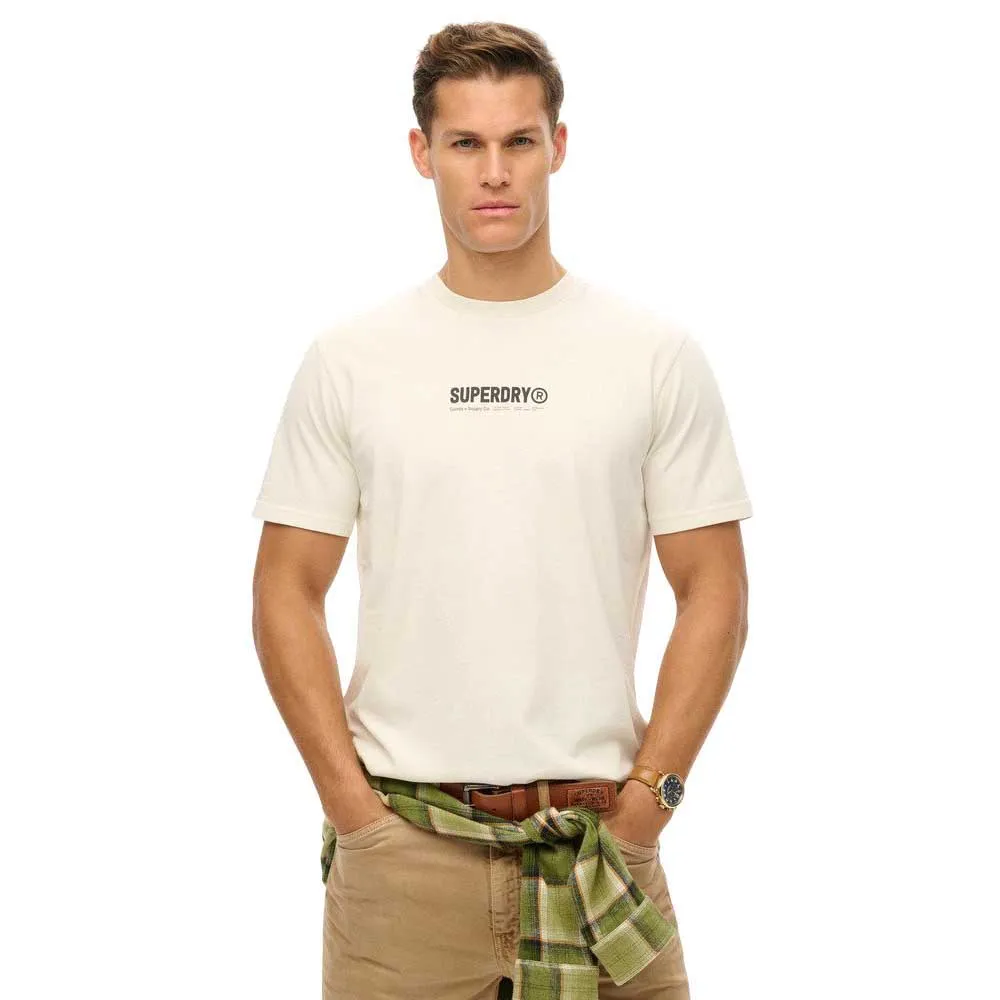 

Футболка с коротким рукавом Superdry Utility Sport Graphic, белый