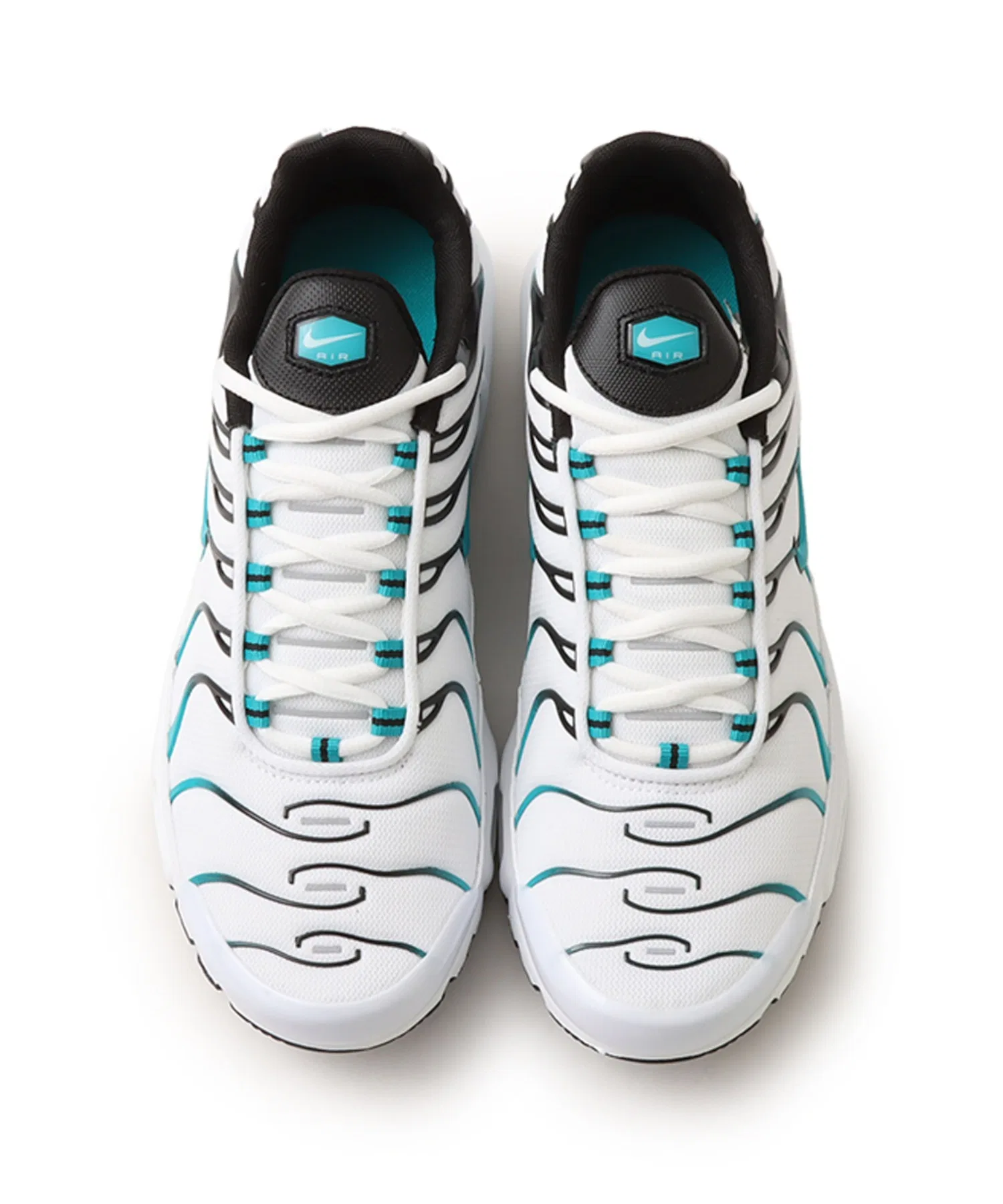 Мужские кроссовки NIKE Air Max Plus белые — фото 2