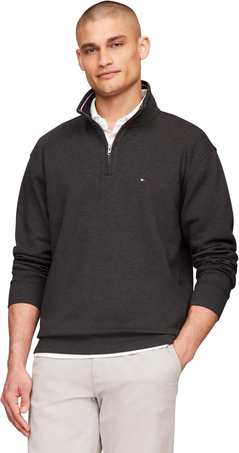 

Толстовка Tommy Hilfiger Bill с застежкой-молнией 1/4, Charcoal Grey Heather