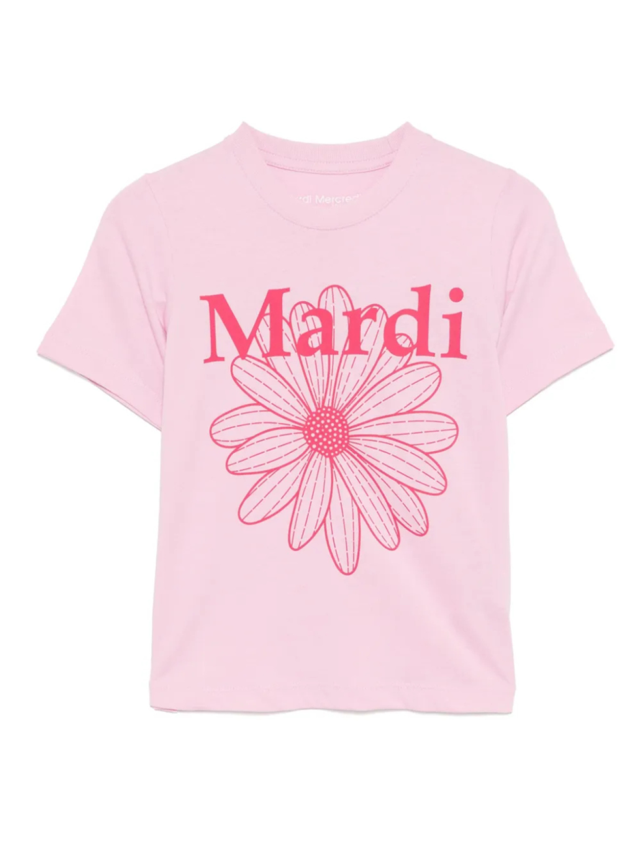

Mardi Mercredi Les Petites футболка с логотипом, розовый