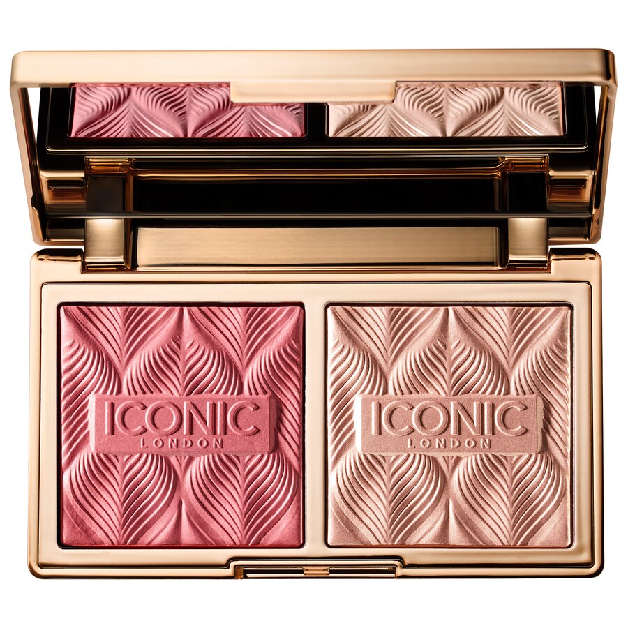 

Румяна и хайлайтер Silk Glow Iconic London, 0.21 oz, Rose Glow