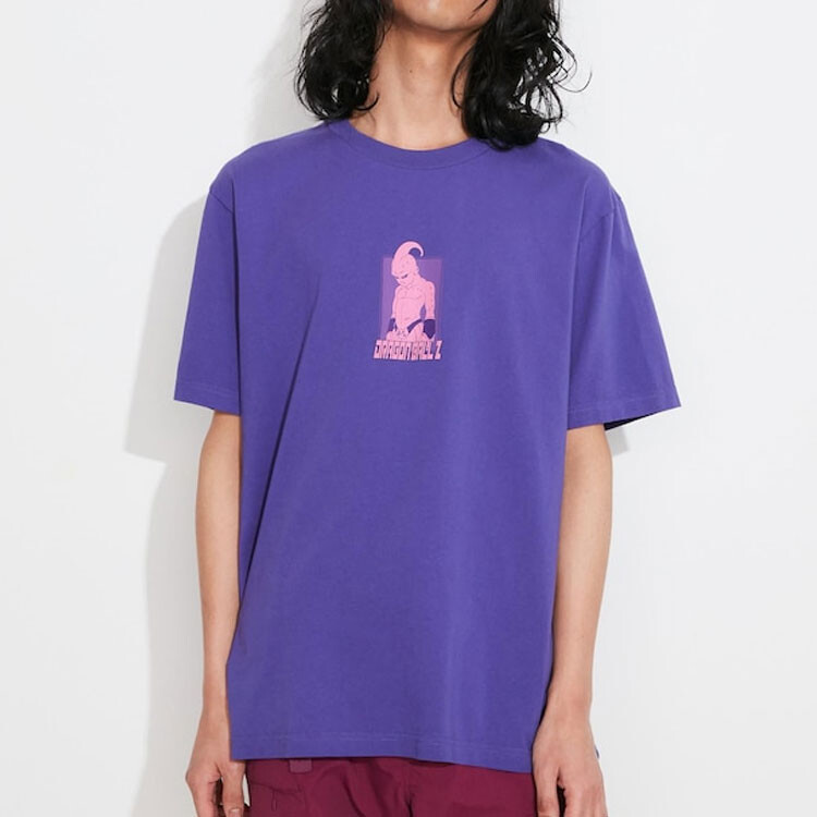 Футболка X Dragon Ball Co-branded SS23, унисекс, фиолетовая Uniqlo, фиолетовый — фото 2