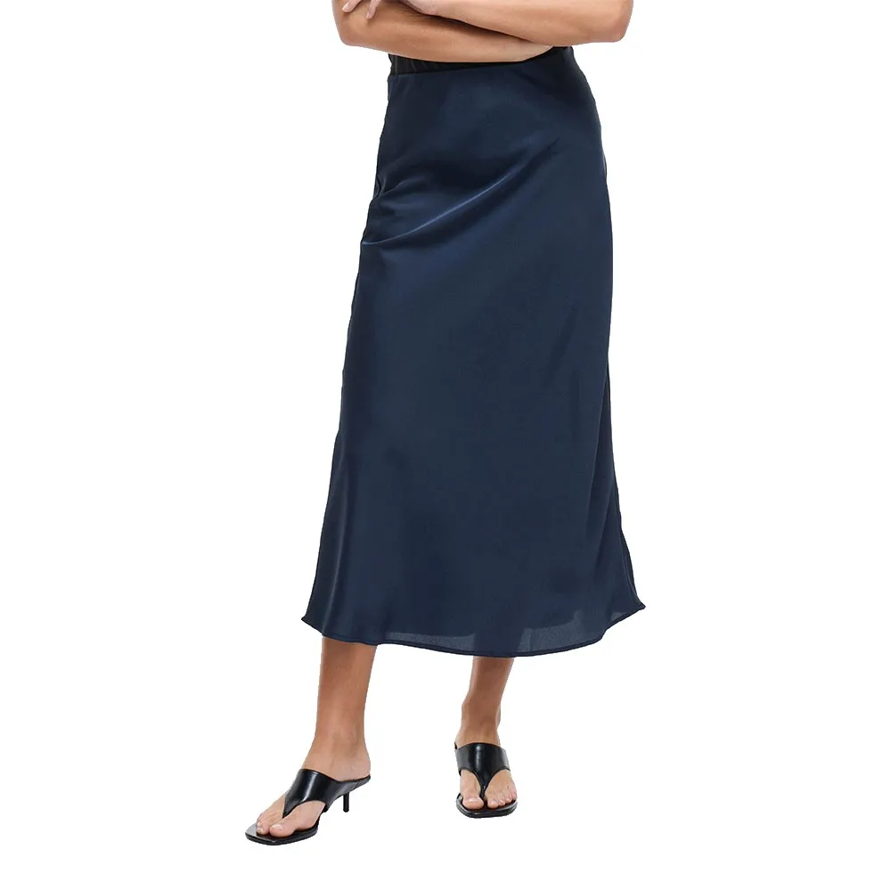 

Юбка Vila Ellette midi skirt, синий