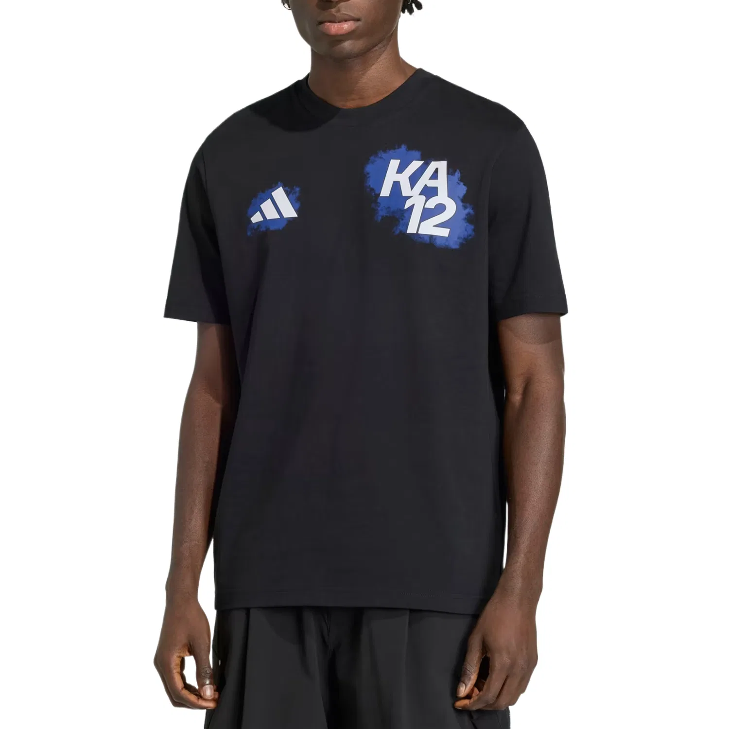 Футболка мужская с круглым вырезом Adidas Black — фото 3