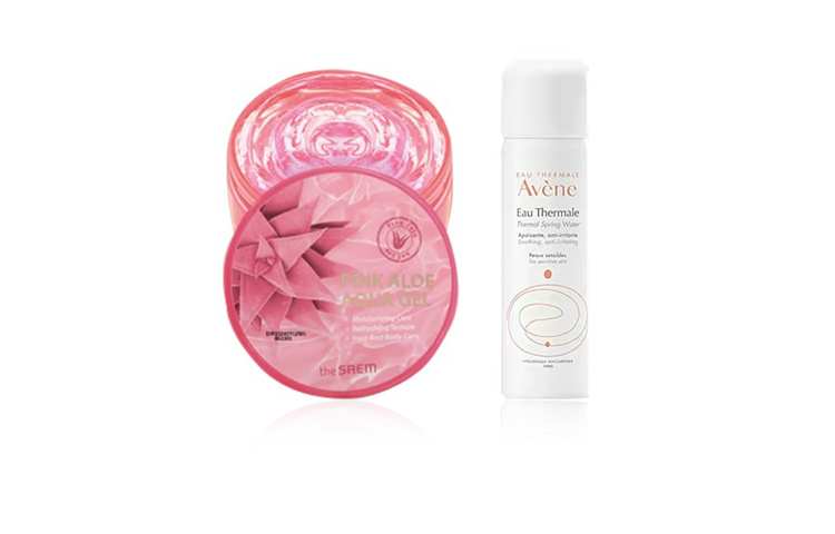 

The Saem Алоэ вера гель-лосьон Combination Green 300мл + Pink 300мл