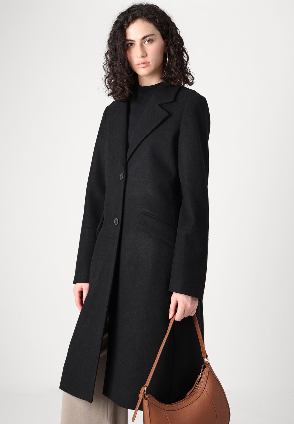 

Классическое пальто VMFORTUNESARA LONG COAT Vero Moda Tall, черный