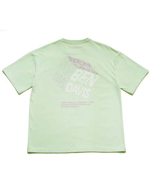 

Женская футболка с принтом, антибактериальная и дезодорирующая BEN DAVIS, светло-зеленый