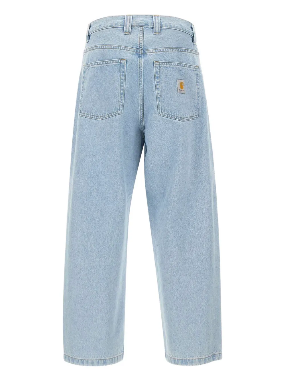 

Джинсы с пятью карманами и нашивкой-логотипом CARHARTT WIP, синий