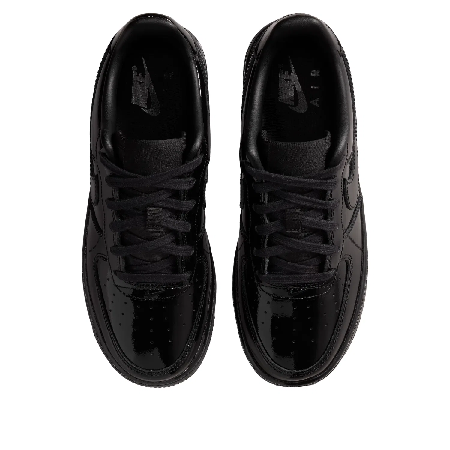 Кроссовки Nike Air Force 1 Low 'Black Patent' IV2448-010, черный — фото 3