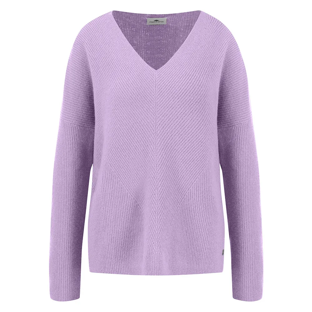 

Свитер Fynch Hatton 24147056 v neck, фиолетовый