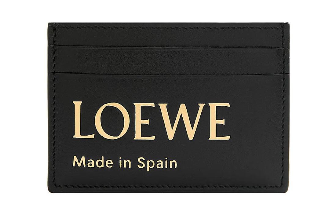 

LOEWE Женский картхолдер из кожи наппа черный
