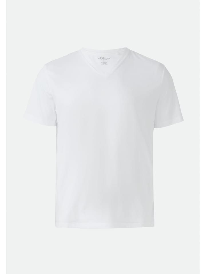 

Футболка в цвете 0100_white s.Oliver, Белый, Футболка в цвете 0100_white s.Oliver