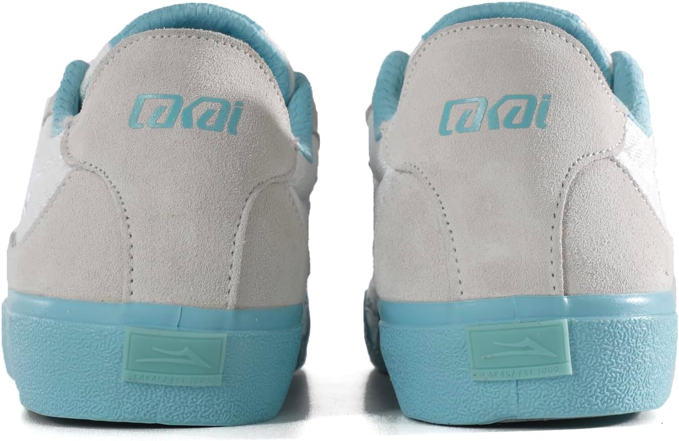 Мужские скейтбордические кеды Lakai Essex - низкие, белый — фото 4