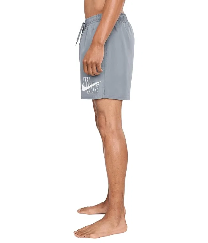 Плавки Nike Breaker Logo 5" Brief Lined Volley, Cool Grey — фото 3