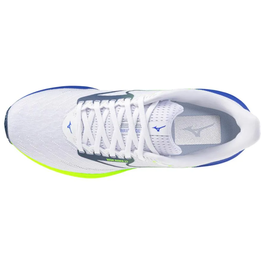 Mizuno Wave Rider 29 Casual Running Shoes мужские белые — фото 4