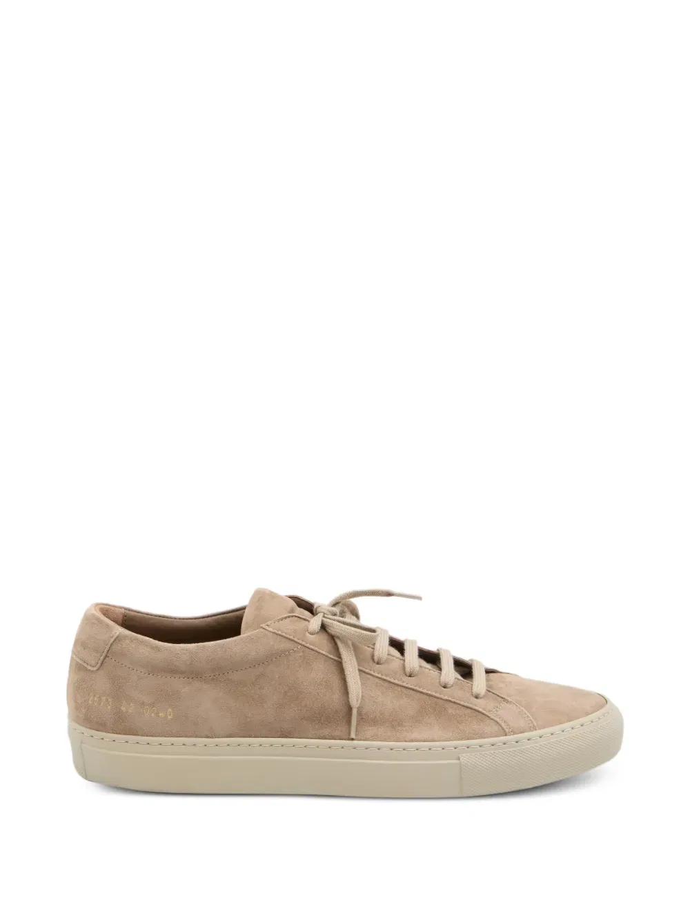 Замшевые кроссовки на шнуровке Common Projects, нейтральный
