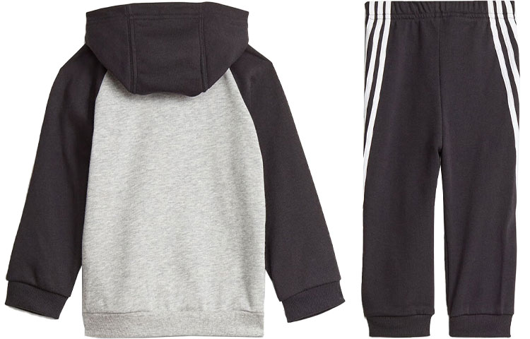 Повседневная спортивная одежда для детей 3-7 лет Adidas, серый+черный — фото 3