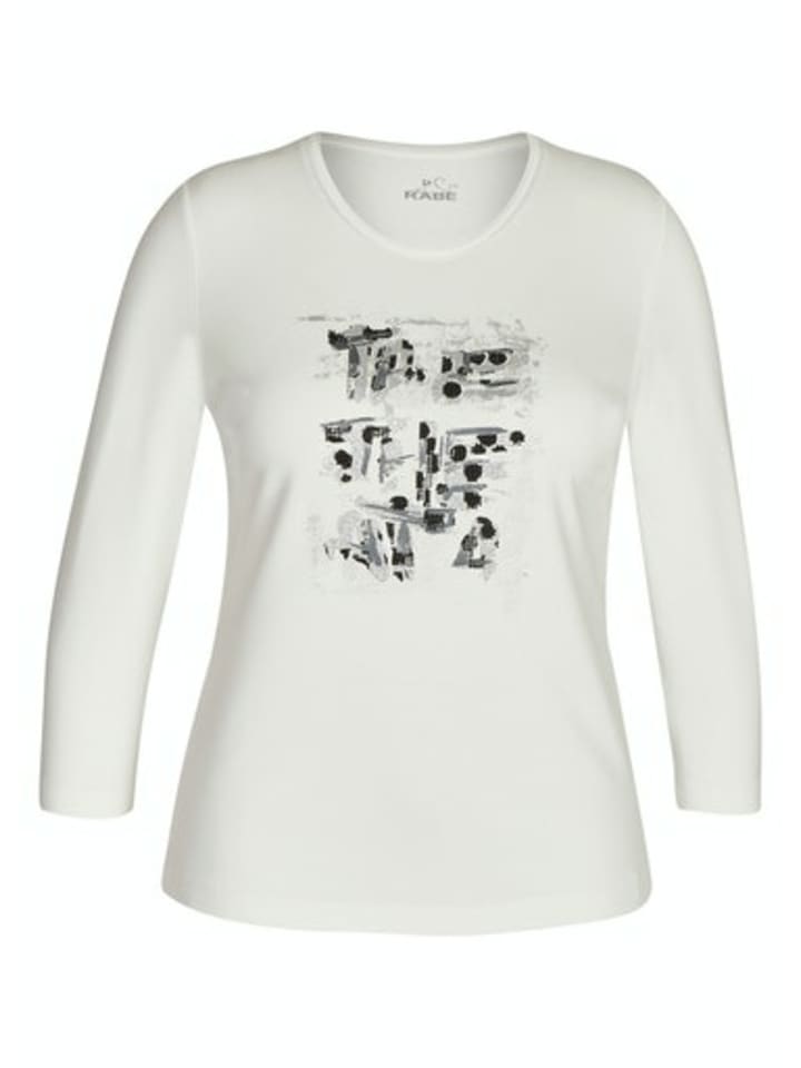 

Женская рубашка с круглым вырезом и длинными рукавами из натурального материала Rabe