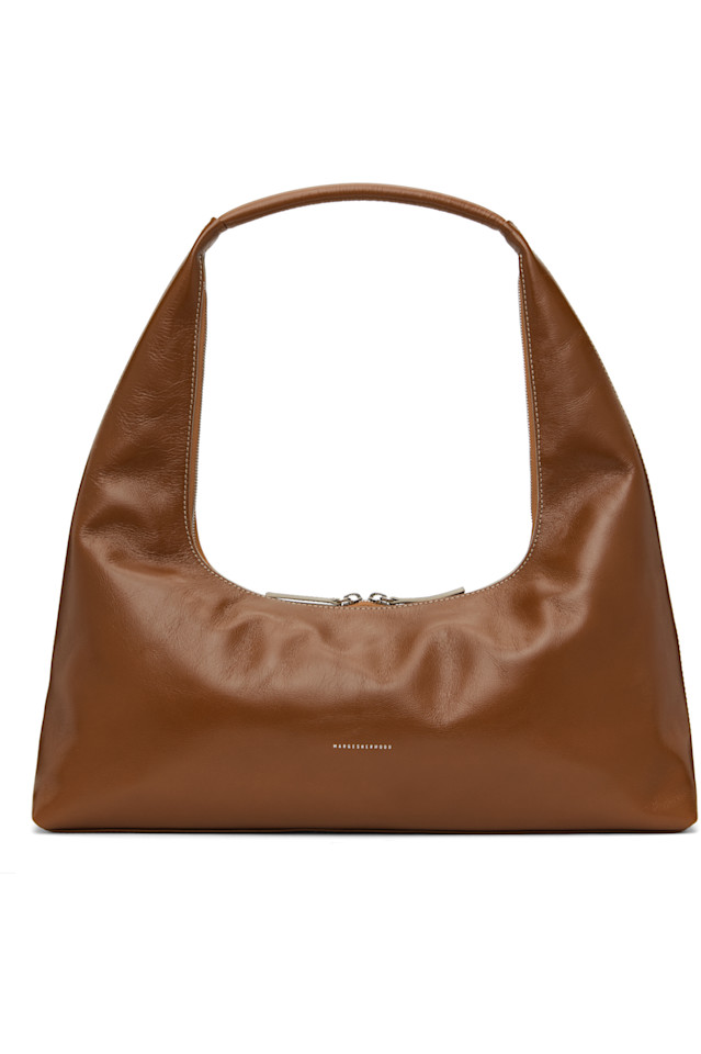 

эксклюзивная большая коричневая сумка Ssense Margesherwood, коричневый