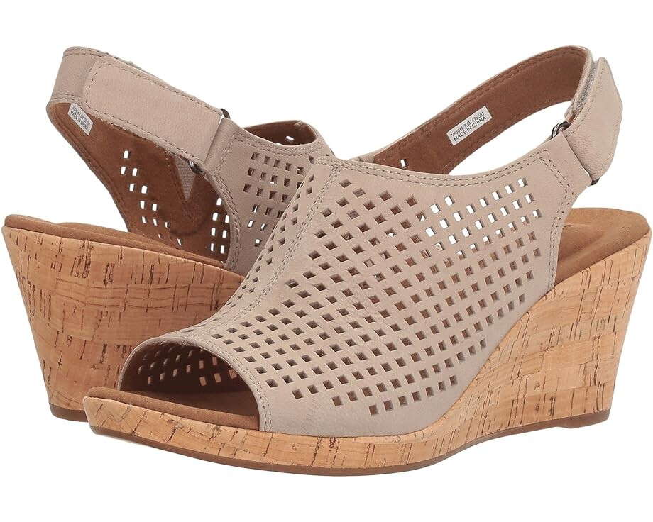 

Туфли Rockport Briah Perf Sling, цвет Taupe Leather