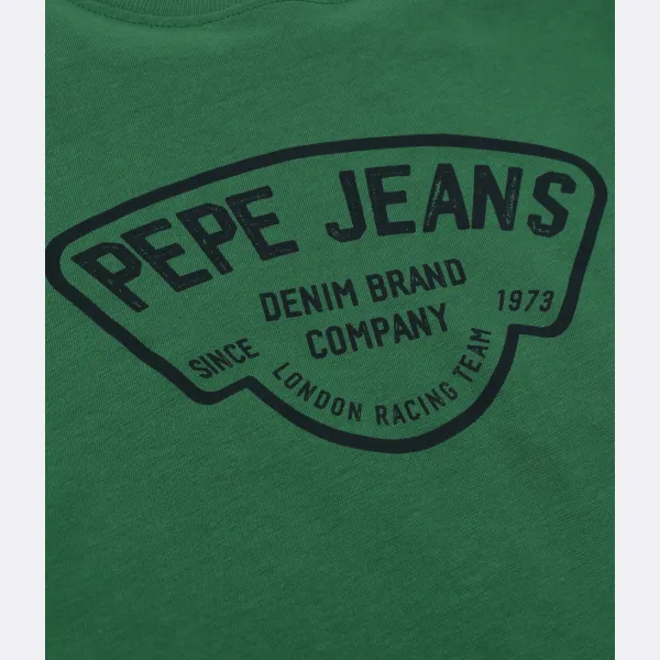 Футболка стандартного кроя Pepe Jeans London, зеленый — фото 3