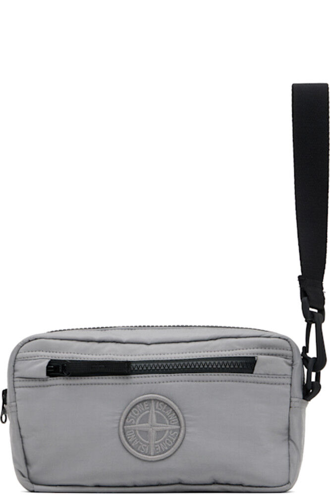 

Сумка Gray Nylon Metal ECONYL Pouch Stone Island