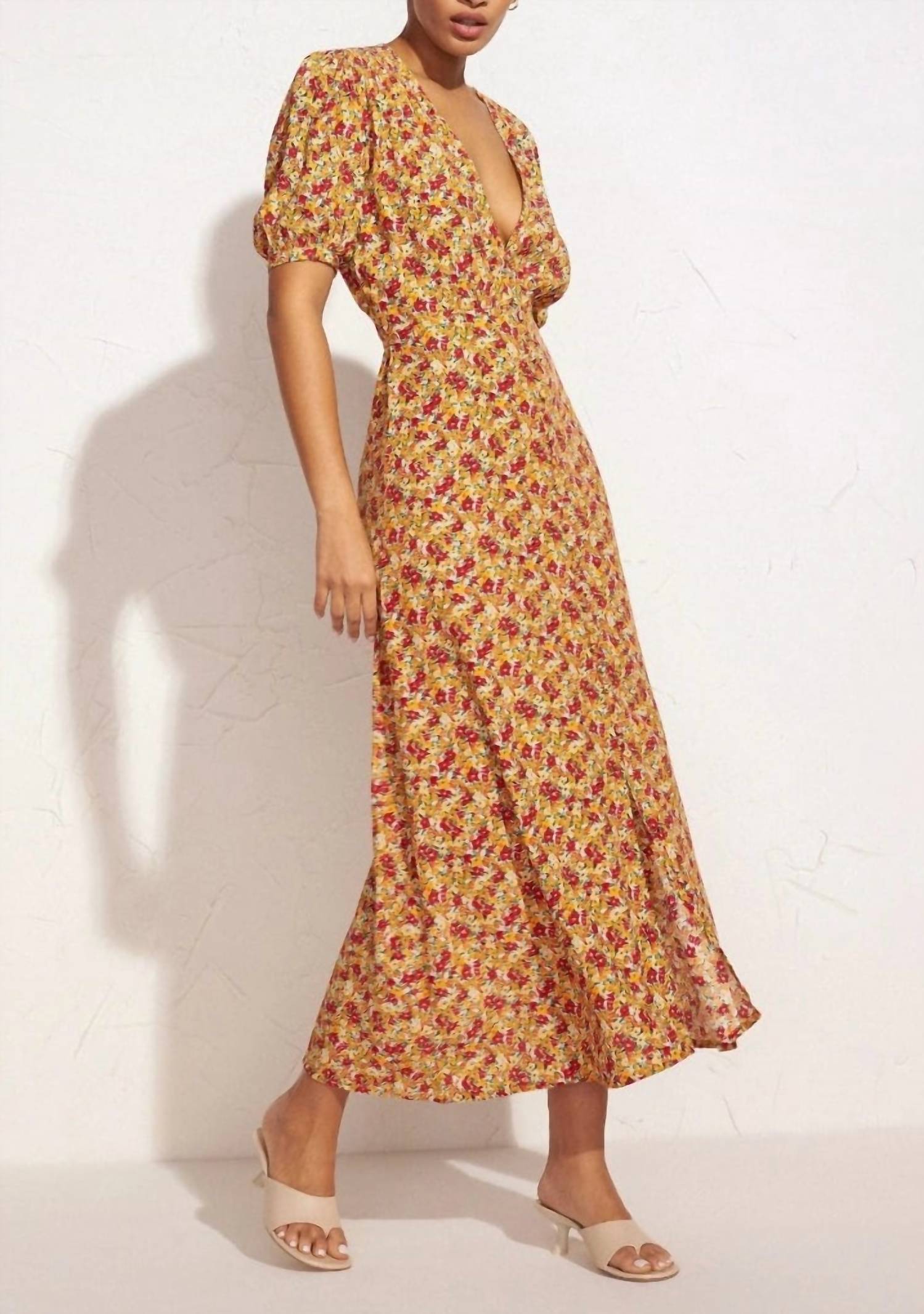 

Платье миди Bellavista с цветочным принтом La Gomera FAITHFULL THE BRAND, цвет la gomera floral print