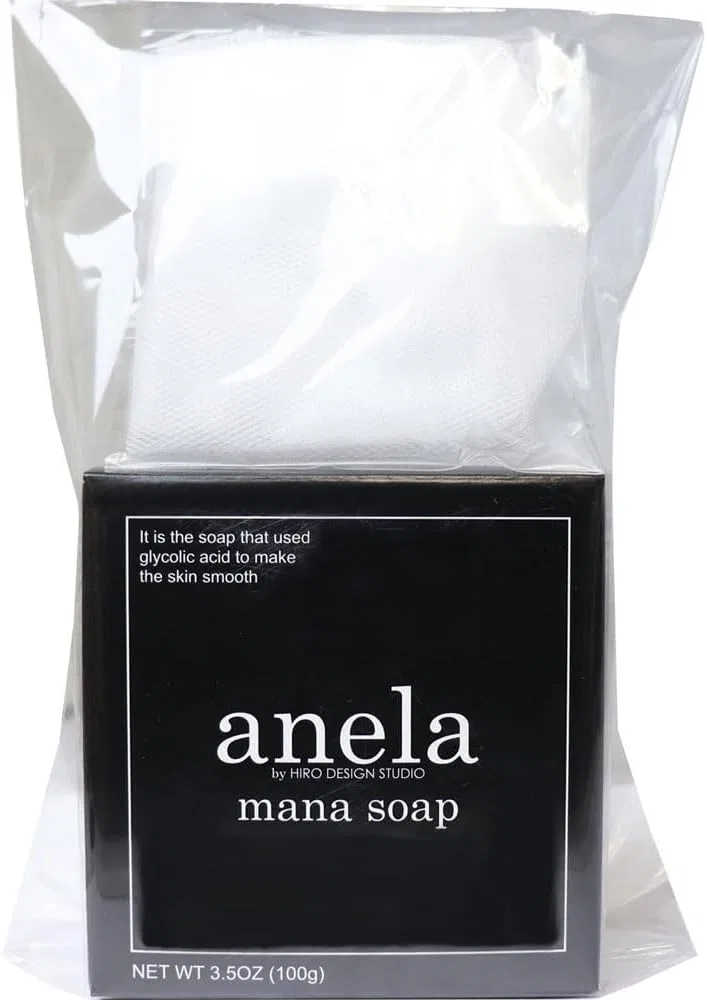 Набор мыла для умывания с отшелушивающим эффектом Bulk Anela Mana, 3 шт. по 100 г, без добавок — фото 2