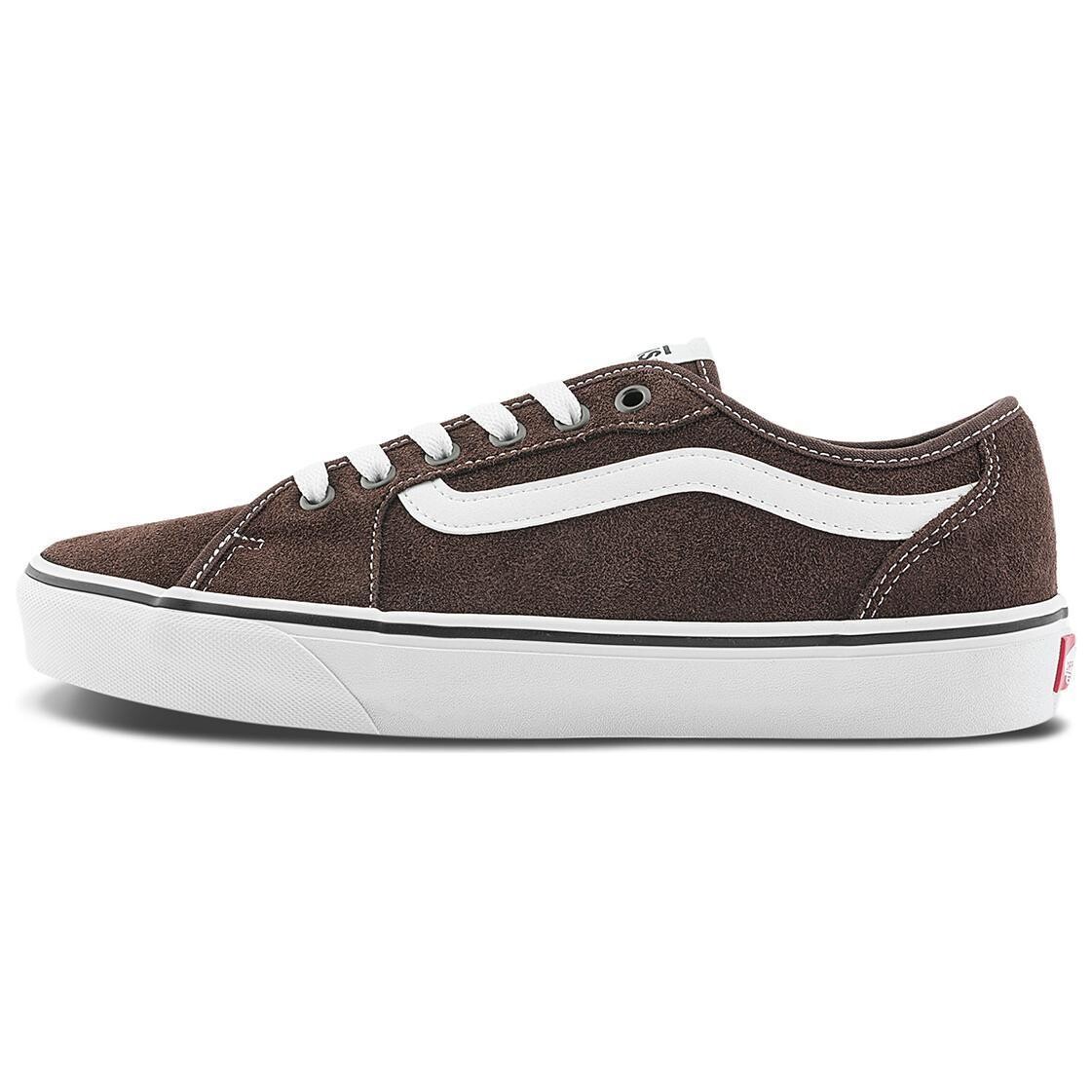 

Кроссовки Vans Filmore Skateboarding Shoes Men Low-top Coffee, цвет Coffee, Коричневый, Кроссовки Vans Filmore Skateboarding Shoes Men Low-top Coffee, цвет Coffee