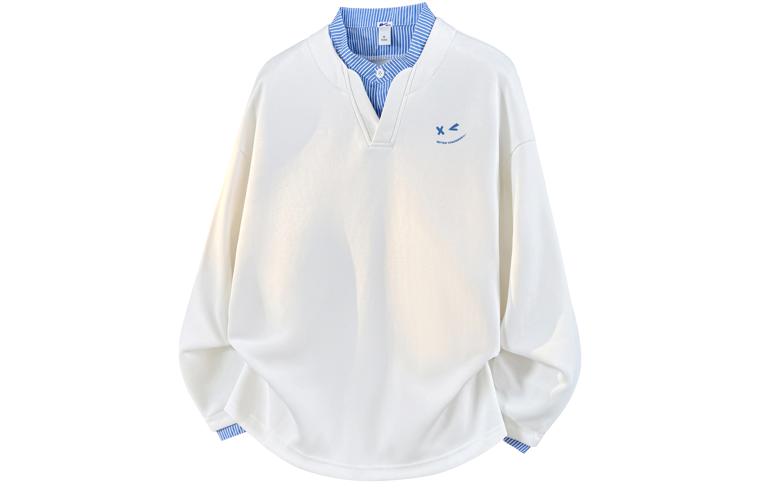 

Свитшот Huichao Riding The Wind Collection Unisex WARRIOR, aurora белый