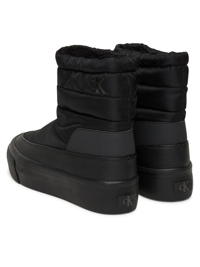 Кроссовки Vulc Flatf Snowboot Nylon Mix Mg YW0YW01977 Calvin Klein, черный — фото 3