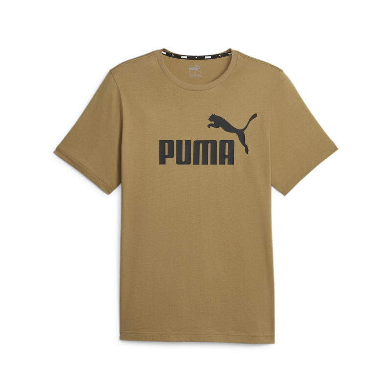 

Мужская футболка Essentials с логотипом PUMA поджаренный бежевый