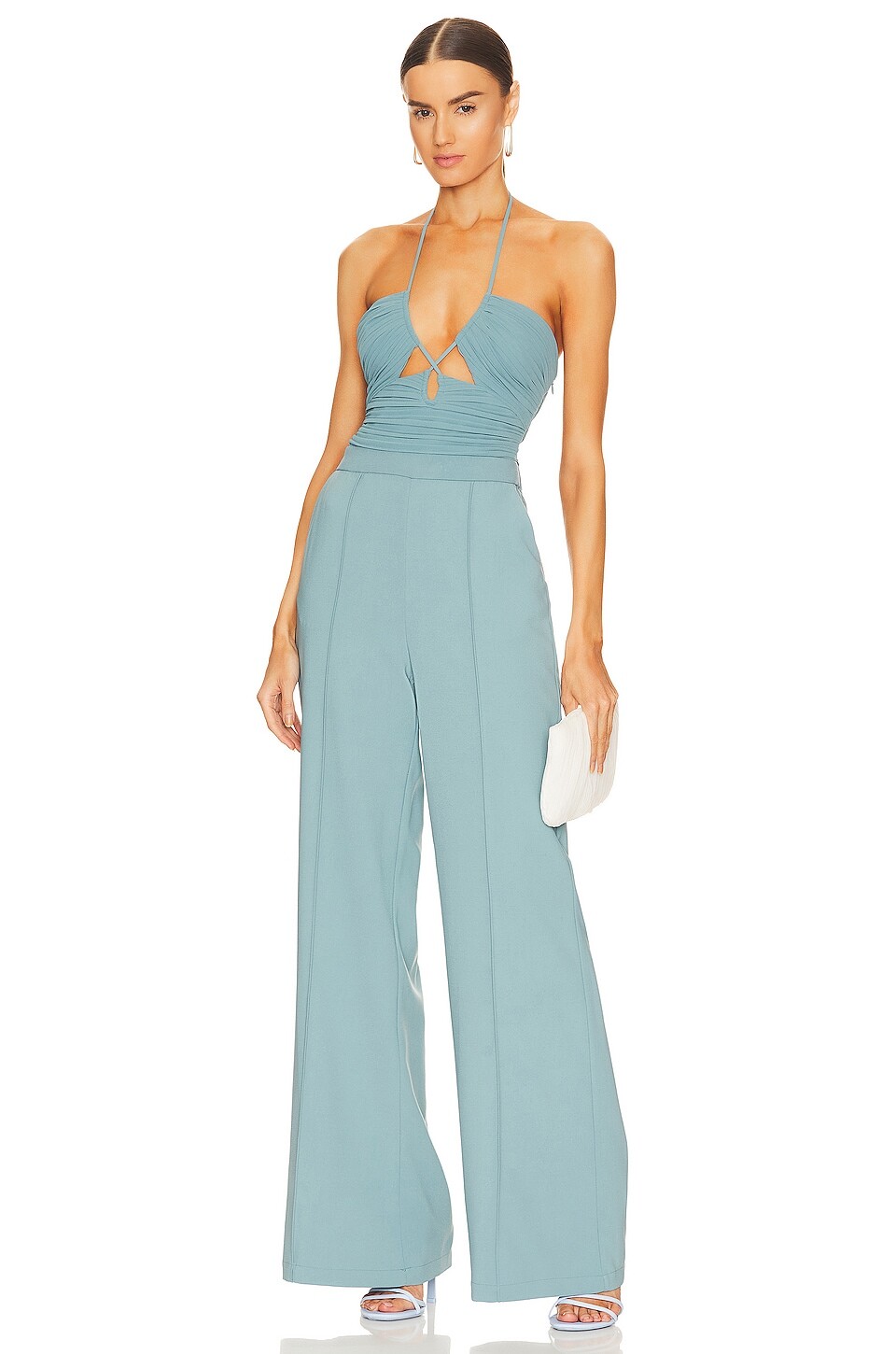 

Комбинезон SIMKHAI Gala Cut Out, цвет Celeste Blue