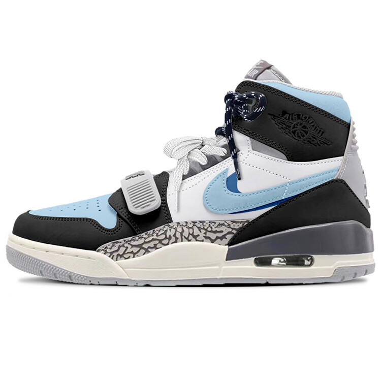 

Кроссовки Jordan Legacy 312 Vintage Basketball Shoes Men High-top White, синий