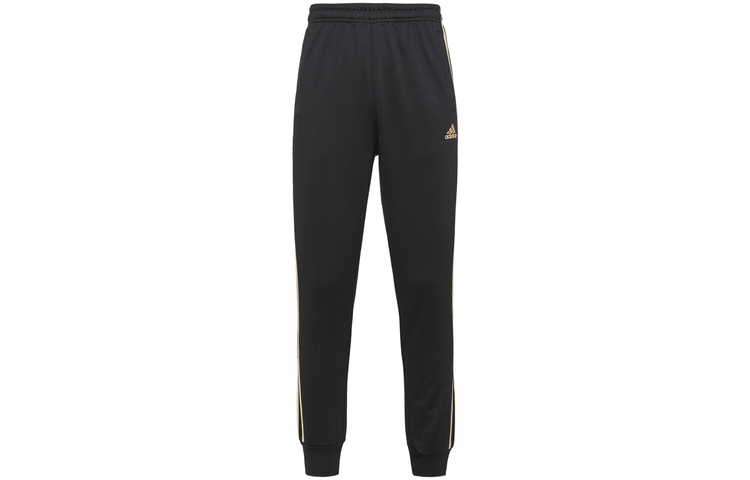 

Повседневные брюки мужские черные/золотые Adidas, черный