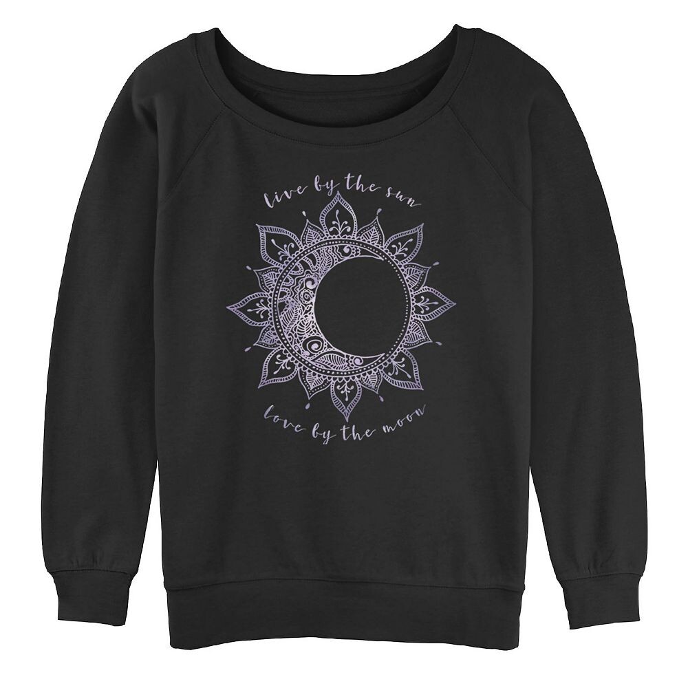 

Толстовка оверсайз с графическим рисунком Live By The Sun для юниоров Licensed Character, черный