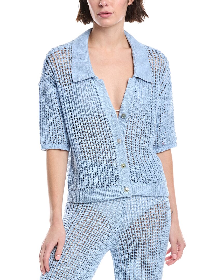 

Вязаная рубашка La Porte Ophelia, синий